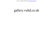 Tablet Screenshot of gallery.vultd.co.uk